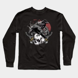 Odin's ravens Shirt viking celtic Gift Long Sleeve T-Shirt